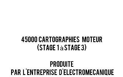 Pack de Cartographies De stage 1 a 3 de Toutes Marque de Vehicules