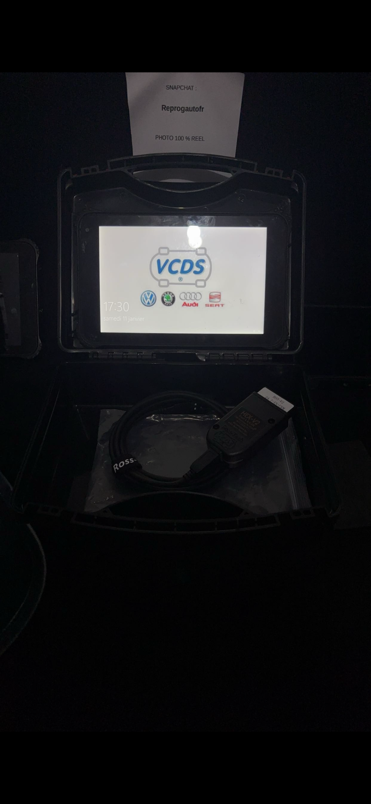 Valise Complète kess + ktag + Reprogrammation Moteur ( Stage1,2,3 - Supp Fap,Egr,Adblue...) + valise de diagnostic VCDS